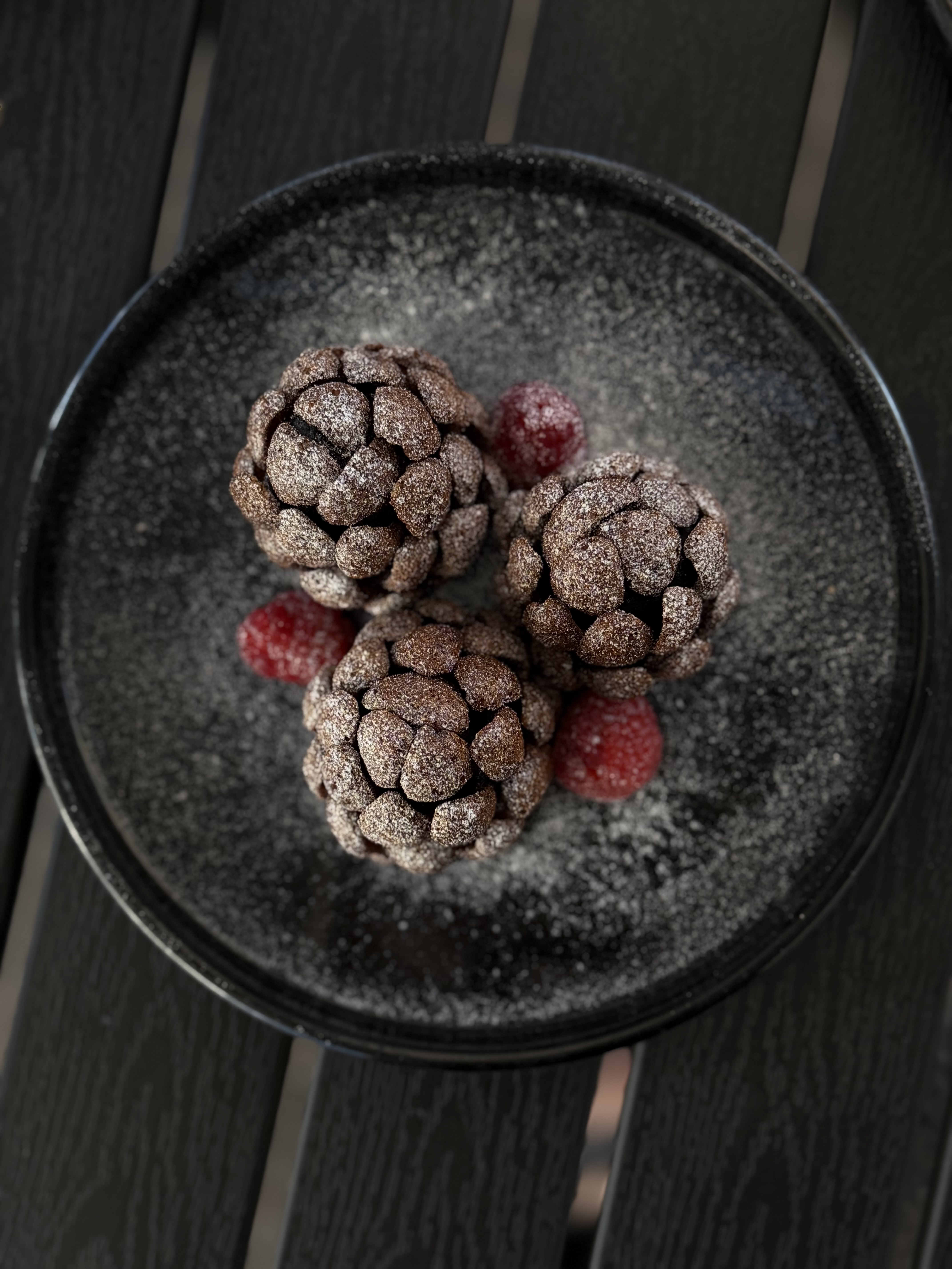 Postre clásico "Piñas"