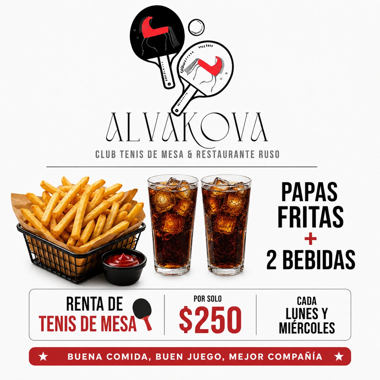 PROMO LUNES Y MIERCOLES